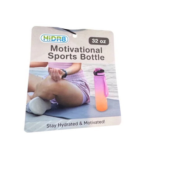 HIDR8 Water Bottle, 32oz, Yellow & Green - Picture 5 of 6